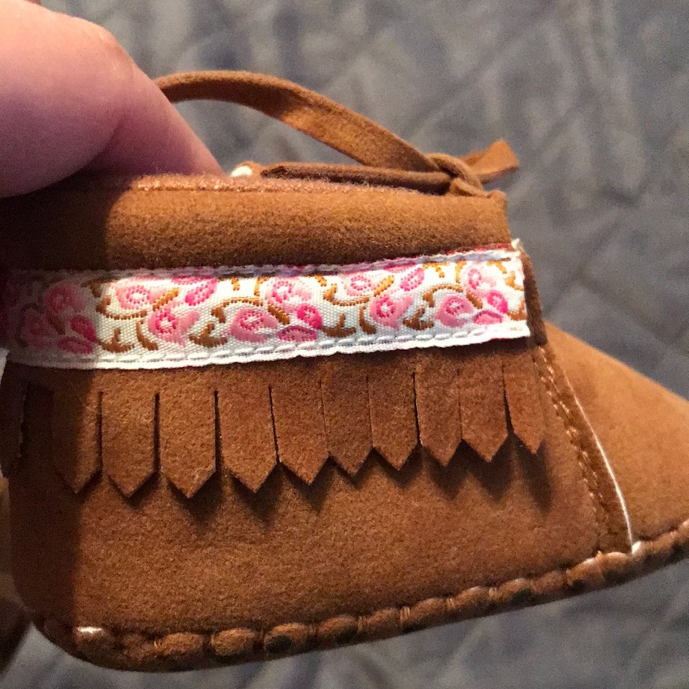 Baby girl moccasins
